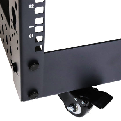 Aeons SR Series 27U 4-Post Open Frame Rack, Adjustable Depth