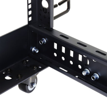 Aeons SR Series 22U 4-Post Open Frame Rack, Adjustable Depth