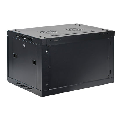 Aeons SP Series 6U Wall-Mount Rack Cabinet, Switch-Depth, Vented Door