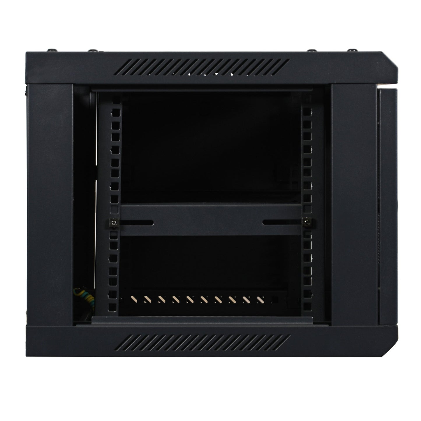 Aeons SP Series 6U Wall-Mount Rack Cabinet, Switch-Depth, Vented Door