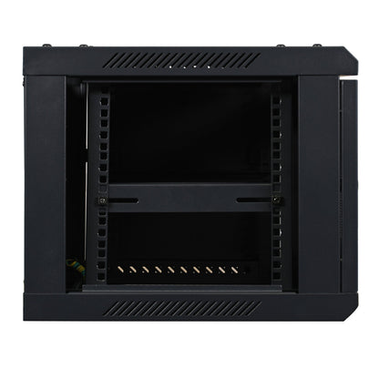 Aeons SP Series 6U Wall-Mount Rack Cabinet, Switch-Depth, Vented Door