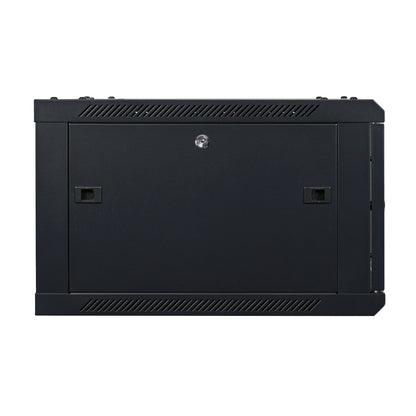 Aeons SP Series 6U Wall-Mount Rack Cabinet, Mid-Depth, Vented Door