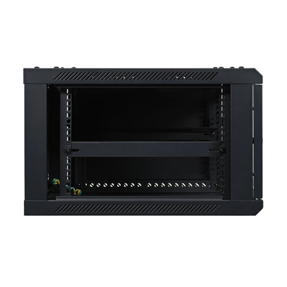 Aeons SP Series 6U Wall-Mount Rack Cabinet, Mid-Depth, Vented Door