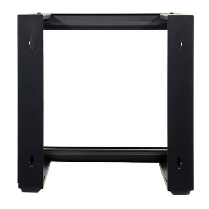 Aeons SBC Series 6U Wall-Mount Open-Frame Rack, Adjustable-Depth, Swing Out Hinged Gate