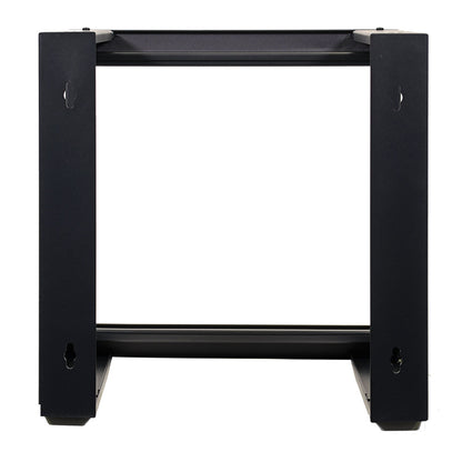 Aeons SBC Series 9U Wall-Mount Open-Frame Rack, Adjustable-Depth, Swing Out Hinged Gate