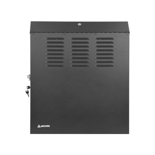 Aeons SWF Series 5U Wall-Mount Rack Cabinet, Mid-Depth, Vertical Mount, Assembled