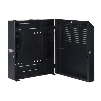 Aeons SWF Series 5U Wall-Mount Rack Cabinet, Mid-Depth, Vertical Mount, Assembled