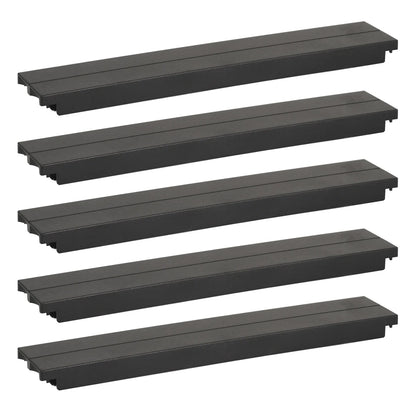 Aeons 2U Rack Mount Blank Panel Spacer, Plastic Tool-less Design, 5 Pack