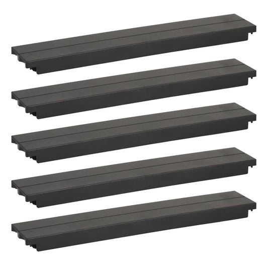 Aeons 2U Rack Mount Blank Panel Spacer, Plastic Tool-less Design, 5 Pack