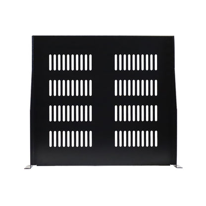 Aeons Premium 2U Server Rack Mount Vented Cantilever Shelf, 16-inch Depth, Heavy Duty