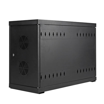 Aeons SWS Series 6U Wall-Mount Rack Cabinet, Server-Depth, Vertical/Side Mount, Assembled