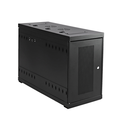 Aeons SWS Series 6U Wall-Mount Rack Cabinet, Server-Depth, Vertical/Side Mount, Assembled