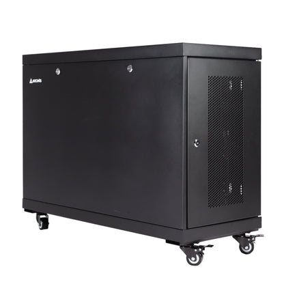 Aeons SWS Series 6U Wall-Mount Rack Cabinet, Server-Depth, Vertical/Side Mount, Assembled