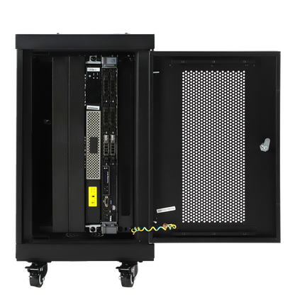 Aeons SWS Series 6U Wall-Mount Rack Cabinet, Server-Depth, Vertical/Side Mount, Assembled