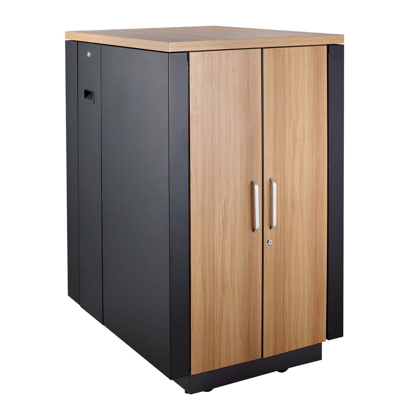 Aeons SSP Series 18U Soundproofed Server Rack Enclosure, Mid-Depth, Quiet Acoustic