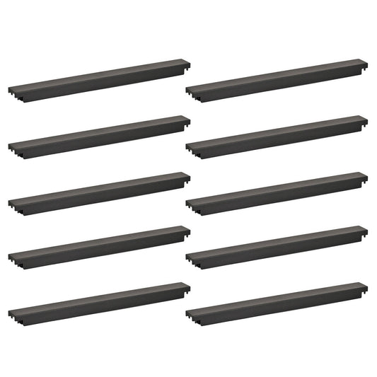 Aeons 1U Rack Mount Blank Panel Spacer, Plastic Tool-less Design, 10 Pack