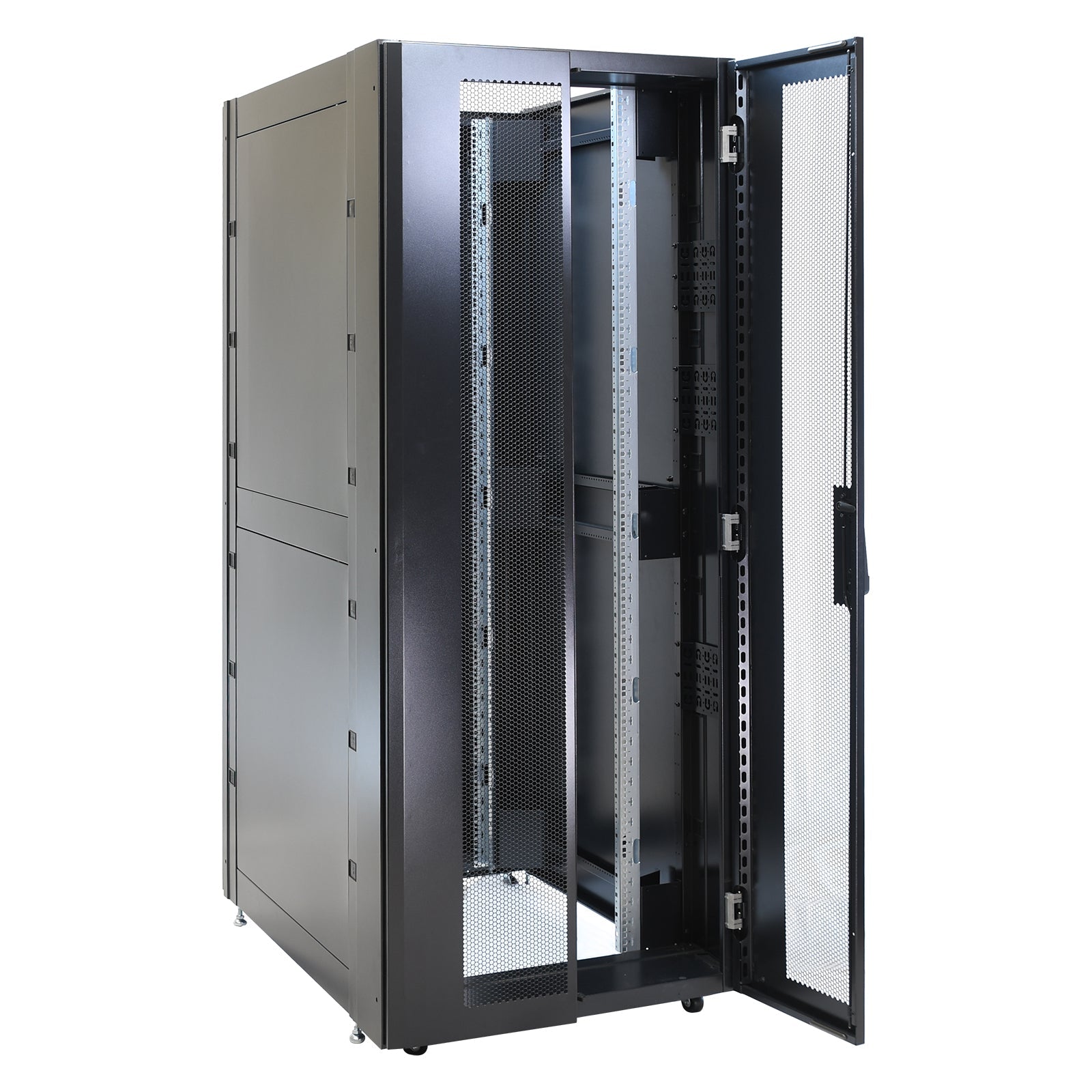 Aeons NetMax PF Seires 42U Premium Server Rack Enclosure Cabinet, Server-Depth Extra-Wide, Secure Modular Data Center